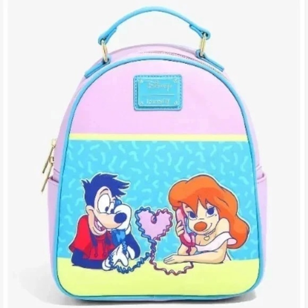 Loungefly Disney A Goofy Movie Max and Roxanne Mini Backpack‎ Exclusive